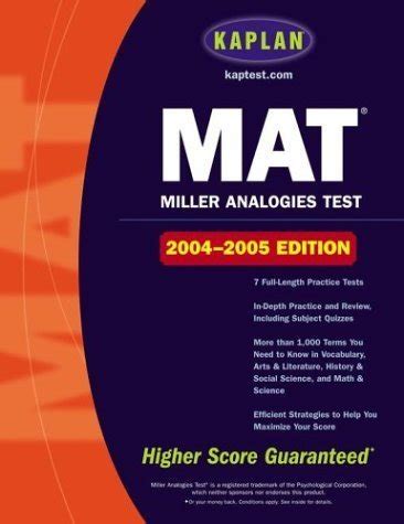 Kaplan MAT 2004-2005 Edition Doc