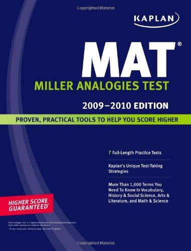 Kaplan MAT 2009-2010 Edition Reader