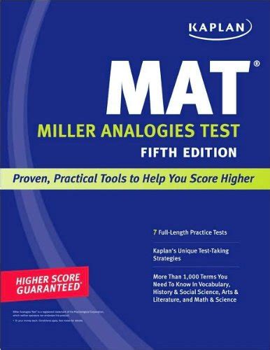 Kaplan MAT text only 5th Fifth edition by Kaplan Doc