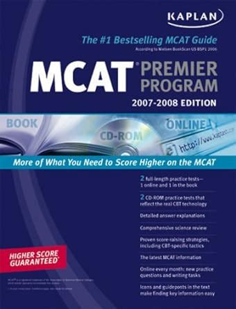 Kaplan MCAT 2007-2008 Premier Program w CD-ROM Kaplan MCAT Premier Program W CD Reader