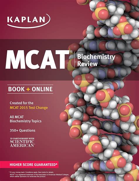 Kaplan MCAT Biochemistry Review Created for MCAT 2015 Kaplan Test Prep PDF