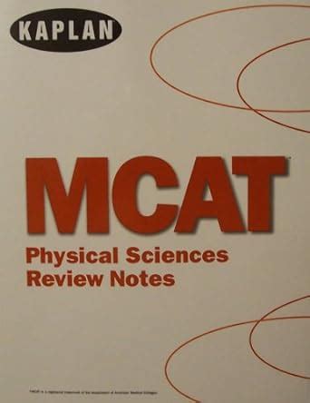 Kaplan MCAT Physical Sciences Review Notes Reader