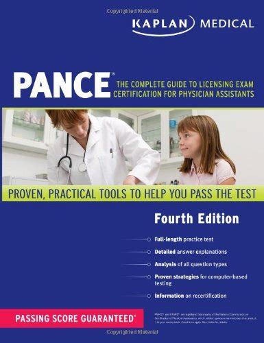 Kaplan Medical PANCE The Complete Guide to Licensing Exam Certification for Physician Assistants Doc