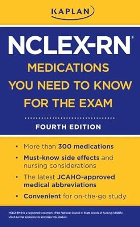 Kaplan NCLEX-RN Medications You Need to Know for the Exam Epub