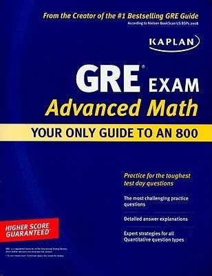 Kaplan New GRE Advanced Math Your Only Guide to an 800 Perfect Score PDF