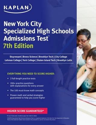 Kaplan New York City Specialized High School Admissions Test Kaplan Test Prep Kindle Editon