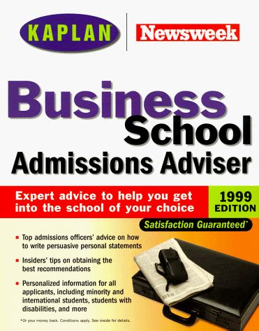 Kaplan Newsweek Business School Admissions Adviser 1999 Doc