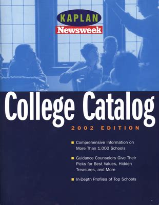Kaplan Newsweek College Catalog 2000 Kindle Editon
