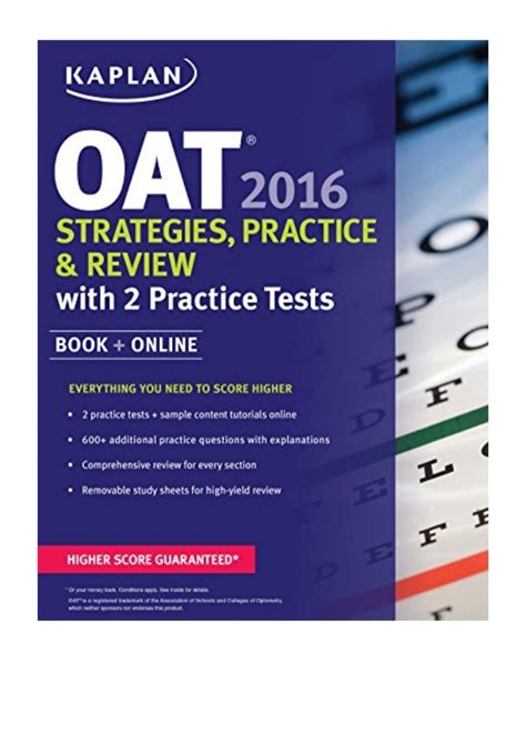 Kaplan OAT 2015 Strategies Practice and Review with 2 Practice Tests Book Online Kaplan Test Prep Epub