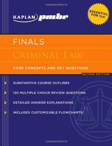 Kaplan PMBR Finals: Criminal Law: Core Concepts and Key Question Ebook Reader
