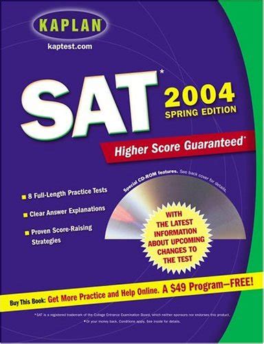 Kaplan SAT 2004 Spring Edition Kaplan Sat and Psat Spring Edition PDF