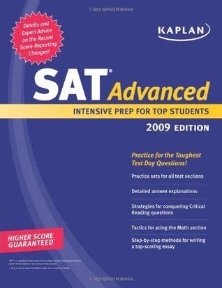 Kaplan SAT Advanced 2009 Intensive Prep for Top Students KAPLAN NEW SAT 2400 Doc