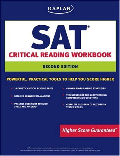 Kaplan SAT Critical Reading Workbook Reader