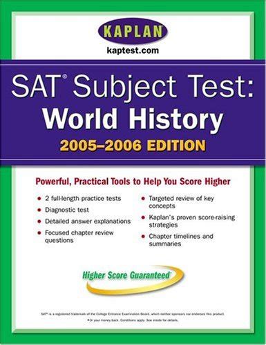 Kaplan SAT II World History 2004-2005 Kaplan SAT Subject Tests World History Reader