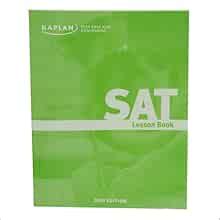 Kaplan SAT Lesson Book Paperback 2001 Reader