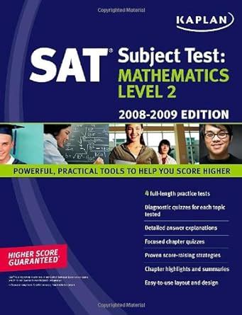 Kaplan SAT Subject Test Mathematics Level 2 2008-2009 Edition PDF