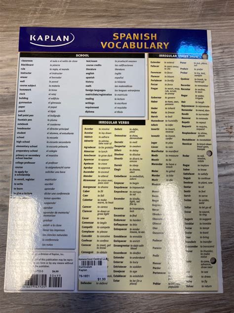 Kaplan Spanish Vocabulary Doc