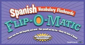 Kaplan Spanish Vocabulary Flashcards Kindle Editon