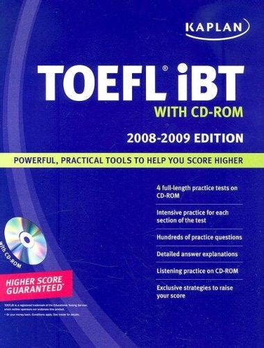 Kaplan TOEFL iBT with CD-ROM 2008-2009 Reader
