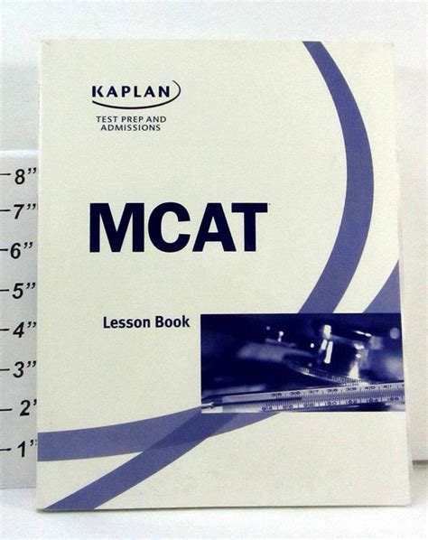 Kaplan Test Prep and Admissions MCAT Lesson Book Doc