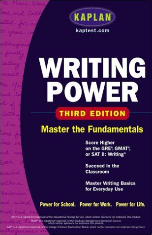 Kaplan Writing Power Score Higher on the SAT GRE and Other Standardized Tests Reader