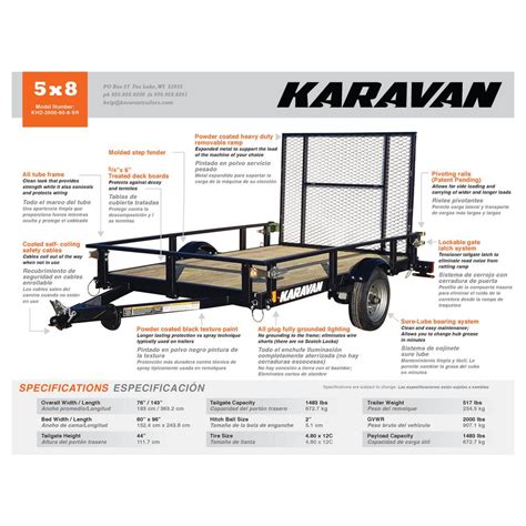 Karavan Trailer Accessories Catalog