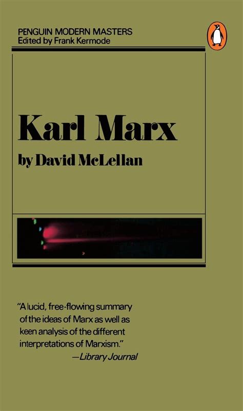 Karl Marx Modern Masters Reader