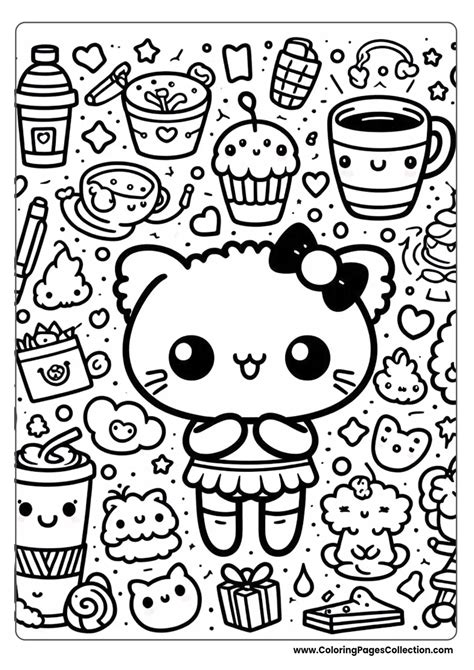 Kawaii Coloring Pages Printable Free