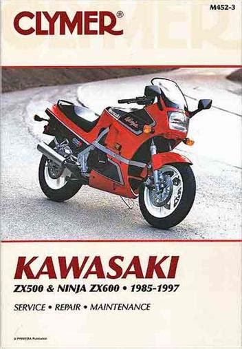 Kawasaki Zx600 1986 Repair Service Manual Ebook PDF