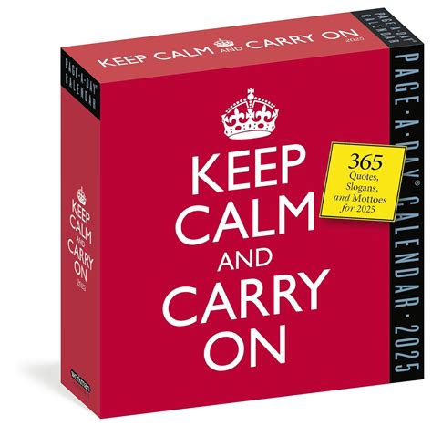 Keep Calm Carry Page  Calendar Epub