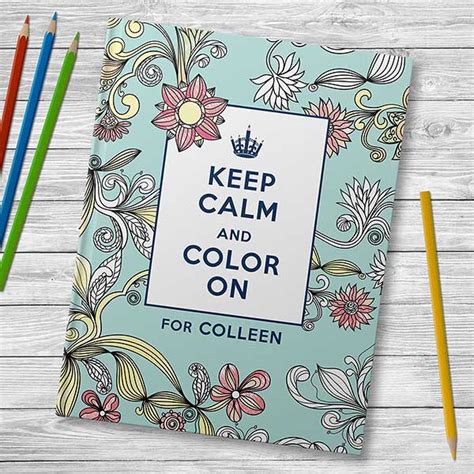 Keep Calm and Color Now Personalized Adult Coloring BookFeatures 50 Mandala Designs To Color Inspiring Quotes Dedication Section Unique Custom x 10 stress relief and creative expression Doc