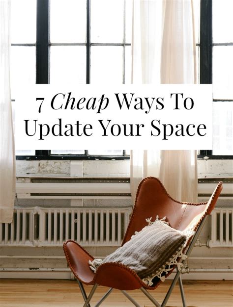 Keep It Chic and Cheap 35 Ways to Update Your Space for Under 35