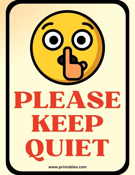 Keep Quiet Reader