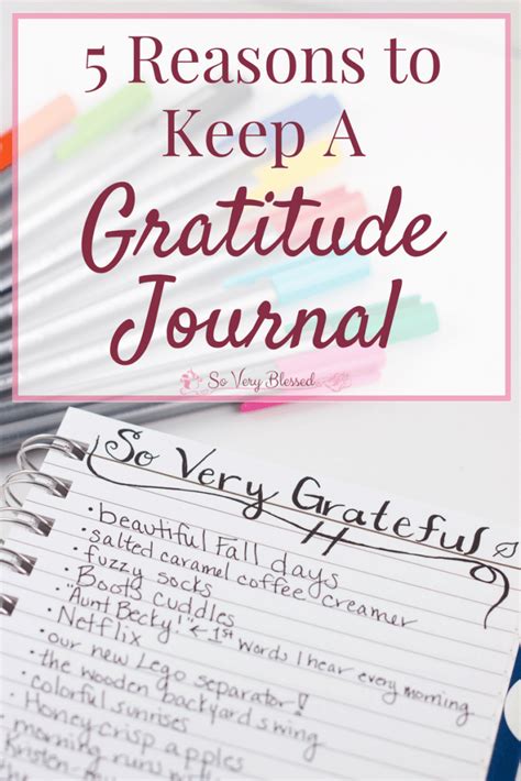 Keep a Gratitude Journal: