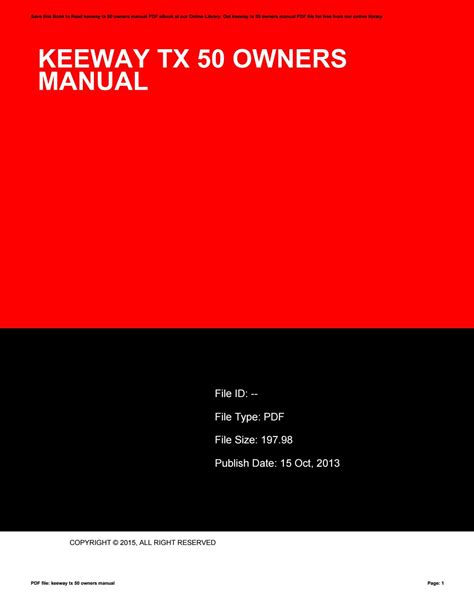 Keeway Tx 50 Manual Ebook Doc