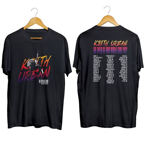 Keith Urban Tour Shirts: A Coveted Merchandise for Die-Hard Fans