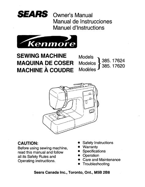 Kenmore 385 Sewing Machine Manual 19150090 Ebook PDF