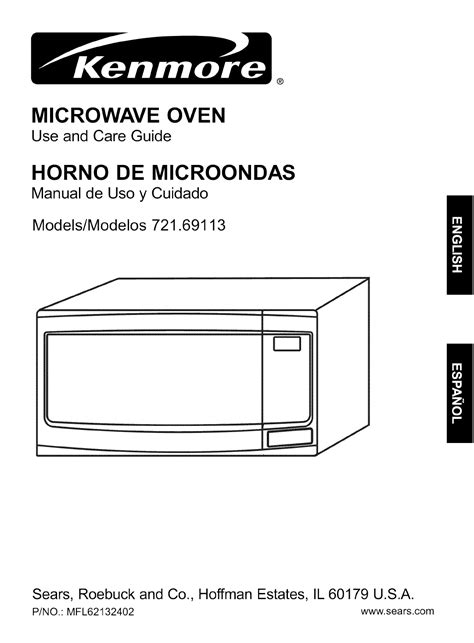Kenmore Microwave Manual 721 Ebook PDF