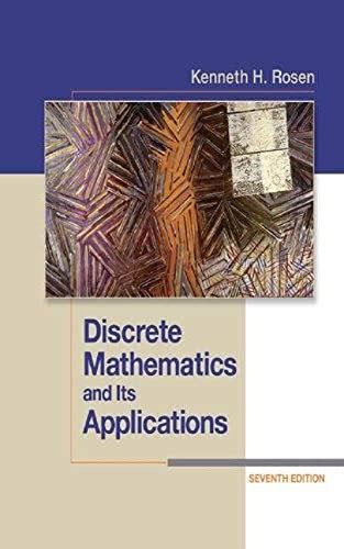 Kenneth Rosen Discrete Mathematics Solutions Free Download Kindle Editon