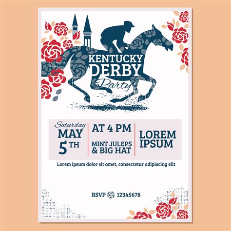 Kentucky Derby Invitation Templates Free