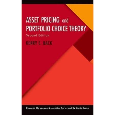 Kerry E Back Asset Pricing Solutions Manual Pdf Kindle Editon