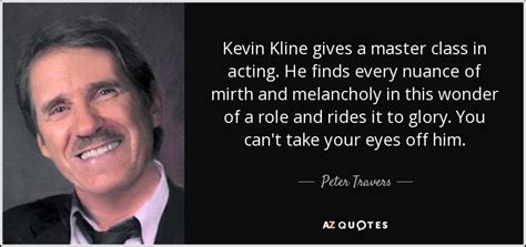 Kevin Kline: A Master of Subtlety and Nuance