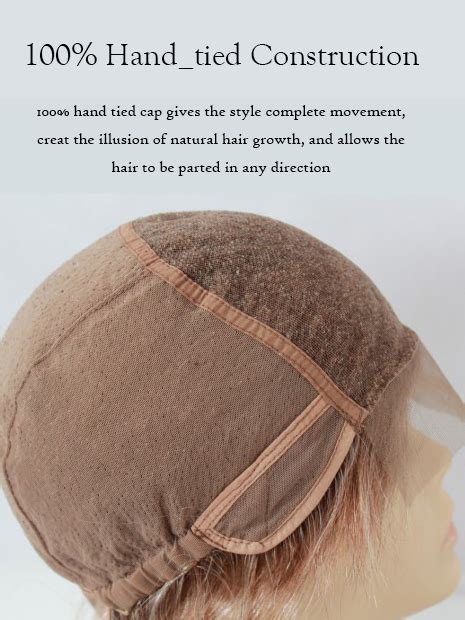 Key Advantages of Hand-Tied Wigs: