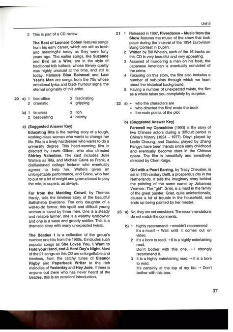 Key Answers Upstream Student Intermediate B2 Kindle Editon