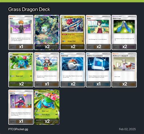 Key Attributes of Grass and Dragon Pokémon