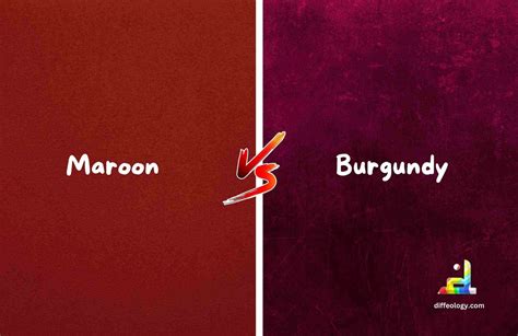 Key Differences Between Maroon and Burgundy