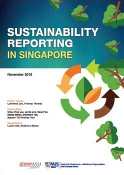 Key Drivers of Sustainability Reporting in Singapore: