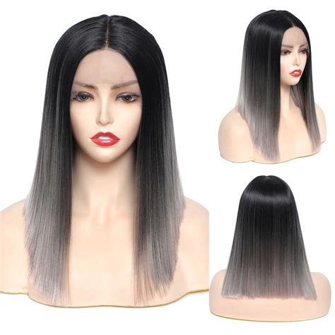 Key Features and Advantages of Yaki Ombre Synthetic Lace Front Wigs: