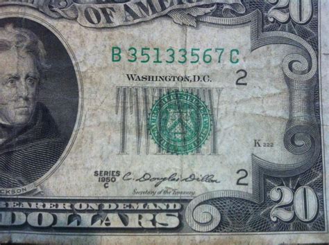 Key Features of 1950s $20 Bills