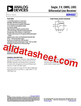 Key Features of ADN4662BRZ-REEL7